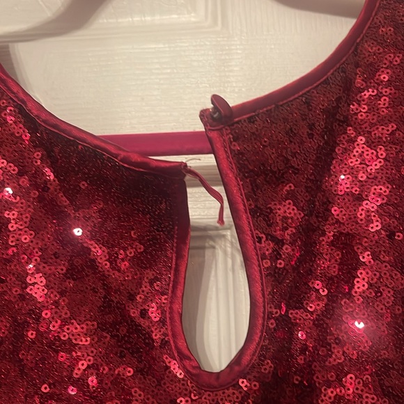 Burgundy pink sequin dress - Picture 4 of 4